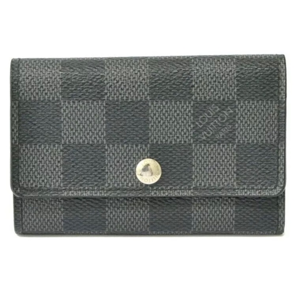 Louis Vuitton Damier Black Graphite 6 Key Holder